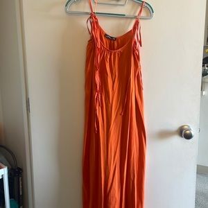 Carry XS orange maxi dress
